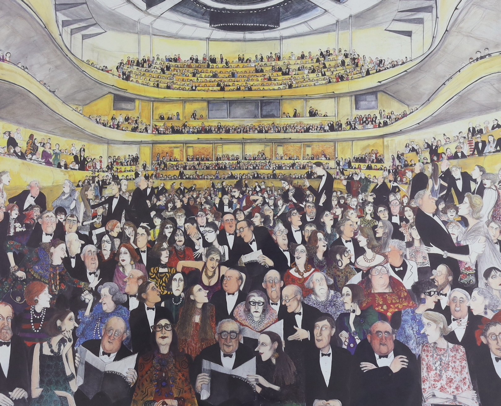 Sue McCartney Snape (b.1957), pair of limited edition prints, Glyndebourne I and II, signed in pencil, 596/750 and 594/1250, 52 x 62cm